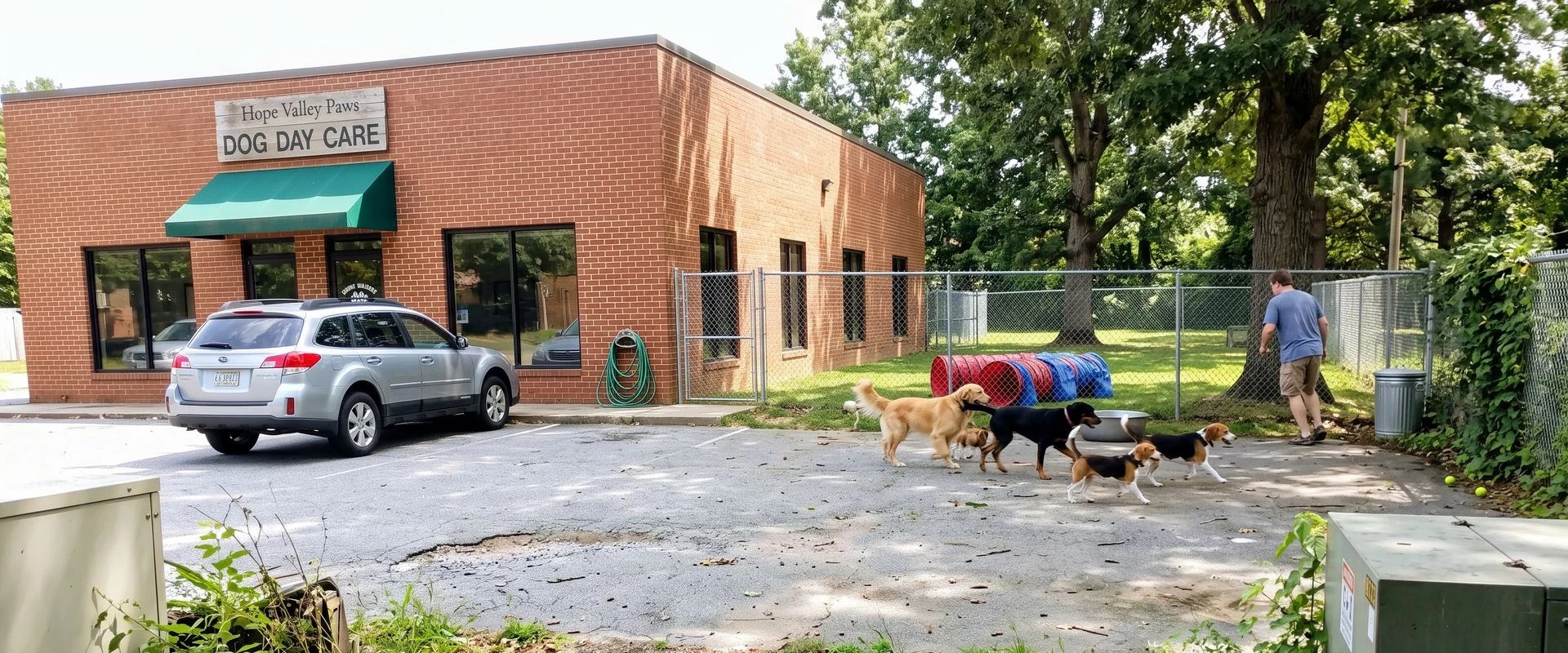 dog day care center in Hope Valley, Durham, NC
