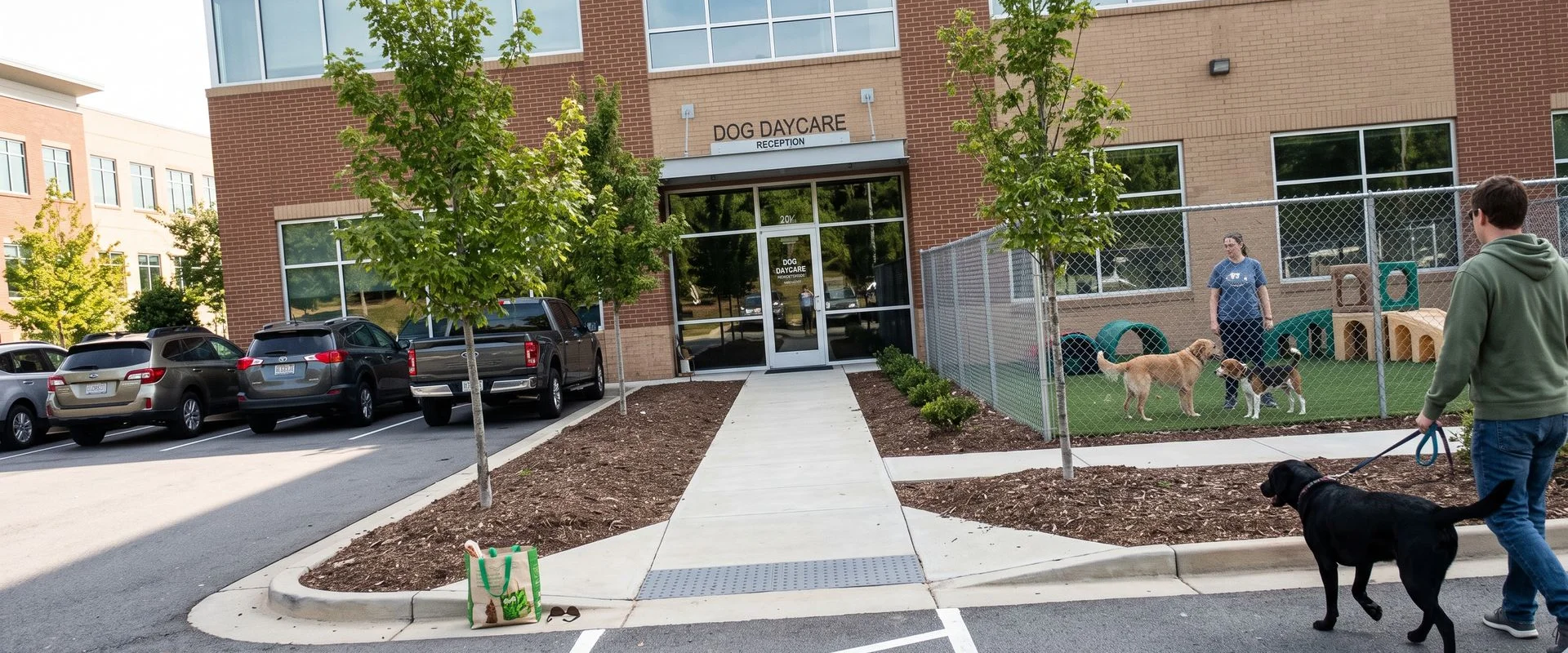 dog day care center in Research Triangle Park Area, Durham, NC